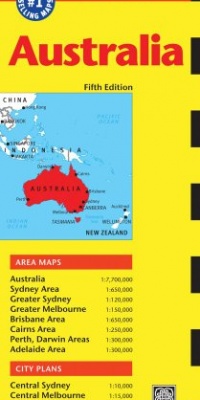 Australia Travel Map Fifth Edition (Periplus Travel Maps)