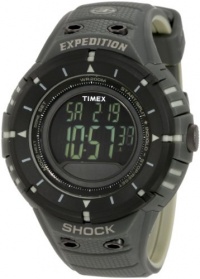 Timex Men's T49612 Expedition Trail Series Shock Digital Compass Black/Green Resin Strap Watch Timex Men's T49612 Expedition Trail Series Shock Digital Compass Black/Green Resin Strap Watch