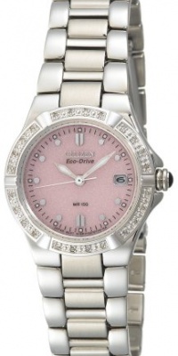 Citizen Women's EW0890-58X Eco-Drive Riva Diamond Accented Stainless Steel Watch Citizen Women's EW0890-58X Eco-Drive Riva Diamond Accented Stainless Steel Watch