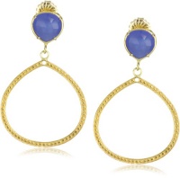 Coralia Leets Jewelry Design Riviera Collection 12mm Single Frame Earrings Deep Blue Chalcedony Coralia Leets Jewelry Design Riviera Collection 12mm Single Frame Earrings Deep Blue Chalcedony