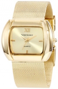 Vernier Women's VNR11092YG Classic Fashion Mesh Band Quartz Watch Vernier Women's VNR11092YG Classic Fashion Mesh Band Quartz Watch