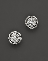 Diamonds set in 14K white gold add glamour to your every day. Diamonds set in 14K white gold add glamour to your every day.