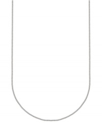 Be the belle of the ball. Giani Bernini's large chain necklace, set in sterling silver, is the perfect touch for any formal affair. Approximate length: 20 inches. Be the belle of the ball. Giani Bernini's large chain necklace, set in sterling silver, is the perfect touch for any formal affair. Approximate length: 20 inches.