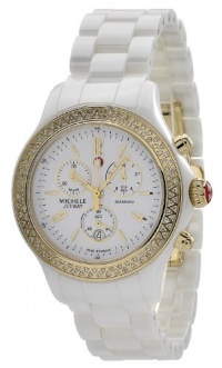 Michele Women's MWW17B000007 Jetway Diamond Bezel Watch Michele Women's MWW17B000007 Jetway Diamond Bezel Watch