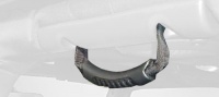 Rugged Ridge 13305.14 Black Windshield Pillar Rear Side Grab Handle - Pair Rugged Ridge 13305.14 Black Windshield Pillar Rear Side Grab Handle - Pair