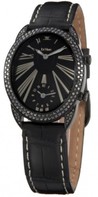 Le Vian Women's ZAG 86 Duo Midi Black Diamond Watch Le Vian Women's ZAG 86 Duo Midi Black Diamond Watch
