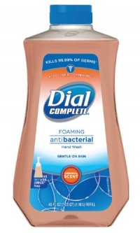 Dial Complete 1478459 Original Antimicrobial Foaming Hand Soap, 40oz Refill (Pack of 6) Dial Complete 1478459 Original Antimicrobial Foaming Hand Soap, 40oz Refill (Pack of 6)