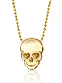 Alex Woo Little Rock Star Yellow Skull Pendant Necklace Alex Woo Little Rock Star Yellow Skull Pendant Necklace