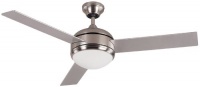 Canarm LTD Calibre BPT 48 Frosted Glass 1 Bulb Light Kit, 48-Inch Ceiling Fan with 3 Blades, Grey/White Canarm LTD Calibre BPT 48 Frosted Glass 1 Bulb Light Kit, 48-Inch Ceiling Fan with 3 Blades, Grey/White