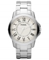 A romantically designed steel timepiece from Fossil's Grant collection.