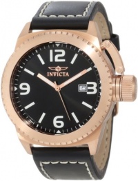 Invicta Men's 1112 Corduba Collection Black Dial Black Leather Watch Invicta Men's 1112 Corduba Collection Black Dial Black Leather Watch