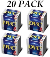 Panasonic DVM60EJ20P MiniDV Tapes for all MiniDV Cam - 20 Pack Panasonic DVM60EJ20P MiniDV Tapes for all MiniDV Cam - 20 Pack