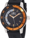 Invicta Men's 12848 Specialty Black Dial Watch with Orange/Black Bezel