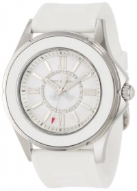 Juicy Couture Women's 1900871 Rich Girl White Jelly Strap Watch