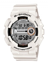 Casio Men's GD110-7 G-Shock White Resin 60 Lap Digital Sport Watch Casio Men's GD110-7 G-Shock White Resin 60 Lap Digital Sport Watch