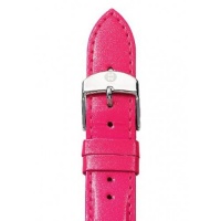 Michele Woman's Bright Pink 18 mm Patent Leather Watch Strap Michele Woman's Bright Pink 18 mm Patent Leather Watch Strap