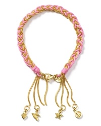 Play up your free spirited side with this woven 22-karat gold vermeil bracelet from Good Charma. Effortless and on-trend, it's a charming addition to your bracelet stack. Play up your free spirited side with this woven 22-karat gold vermeil bracelet from Good Charma. Effortless and on-trend, it's a charming addition to your bracelet stack.