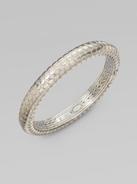 From the Dot Collection. This geometric design features an inner, dotted texture in sleek sterling silver and radiant 18k gold?? Sterling silver18K gold???Diameter, about 2.5Hinged, push clasp closureImported From the Dot Collection. This geometric design features an inner, dotted texture in sleek sterling silver and radiant 18k gold?? Sterling silver18K gold???Diameter, about 2.5Hinged, push clasp closureImported