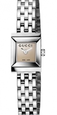 GUCCI Women's YA128501 G-Frame Quartz Brown Dial Watch GUCCI Women's YA128501 G-Frame Quartz Brown Dial Watch