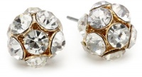 Nine West Star-Struck Fireball Gold-Tone Crystal Fireball Stud Earrings