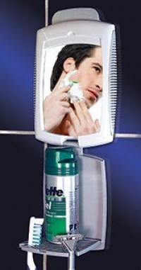 Fogless Travel Shower Shaving Mirror Caddy Fogless Travel Shower Shaving Mirror Caddy