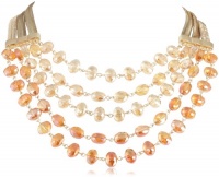 Kenneth Cole New York Modern Sunset Faceted Bead Multi-Row Necklace Kenneth Cole New York Modern Sunset Faceted Bead Multi-Row Necklace