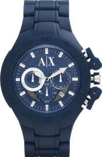 Armani Exchange AX Gents Blue Rubber Strap Watch AX1188 Armani Exchange AX Gents Blue Rubber Strap Watch AX1188