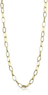 Kenneth Jay Lane 36 Satin Gold Small Link Necklace Kenneth Jay Lane 36 Satin Gold Small Link Necklace