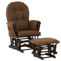 Stork Craft Hoop Glider and Ottoman, Espresso/Chocolate Stork Craft Hoop Glider and Ottoman, Espresso/Chocolate