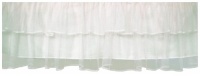 Tadpoles Triple Layer Tulle Crib Skirt in White Tadpoles Triple Layer Tulle Crib Skirt in White