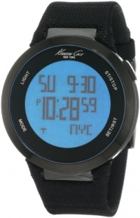 Kenneth Cole New York Unisex KC1700 Digital Blue Screen Dial Watch Kenneth Cole New York Unisex KC1700 Digital Blue Screen Dial Watch