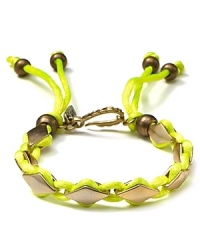 Edgy and effortless at once, this nylon bracelet from Vanessa Mooney is destined to be the new centerpiece of your bracelet stack. Simply tie it on. Edgy and effortless at once, this nylon bracelet from Vanessa Mooney is destined to be the new centerpiece of your bracelet stack. Simply tie it on.