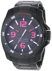 Tommy Hilfiger Men's 1790770 Sport Black Ionized Plated Case and Bracelet Watch Tommy Hilfiger Men's 1790770 Sport Black Ionized Plated Case and Bracelet Watch
