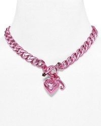 Juicy Couture Dreaming in Color Neon Pink Starter Necklace YJRU4977 Juicy Couture Dreaming in Color Neon Pink Starter Necklace YJRU4977
