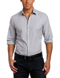 Perry Ellis Men's Long Sleeve Slim Woven Shirt, Bright White, Large Perry Ellis Men's Long Sleeve Slim Woven Shirt, Bright White, Large