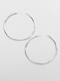 A classic style in sleek hammered sterling silver. Sterling silverLength, about 2.6Post backImported A classic style in sleek hammered sterling silver. Sterling silverLength, about 2.6Post backImported