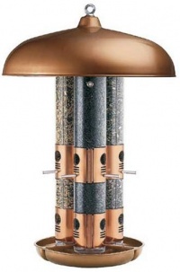 Perky-Pet 7103-2 Copper Triple Tube Bird Feeder Perky-Pet 7103-2 Copper Triple Tube Bird Feeder