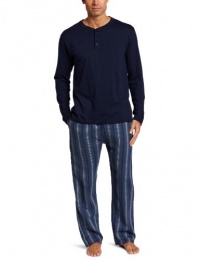 Joseph Abboud Men's Gift Set Henley Top With Flannel Pant Joseph Abboud Men's Gift Set Henley Top With Flannel Pant