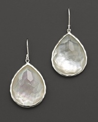 From the Rock Candy® collection, large teardrop earrings in mother-of-pearl. Designed by Ippolita. From the Rock Candy® collection, large teardrop earrings in mother-of-pearl. Designed by Ippolita.