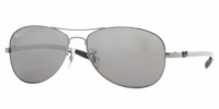 Ray Ban Sunglasses RB8301 Tech 004/N8 Gunmetal/Crystal Grey Mirror Silver Gradient Ray Ban Sunglasses RB8301 Tech 004/N8 Gunmetal/Crystal Grey Mirror Silver Gradient