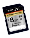 PNY 8 GB Flash Memory Card P-SDHC8G10-AZ (Amazon Frustration-Free Packaging)