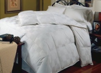 Damask Check Siberian Down Comforter, 300-Thread Count, Full/Queen Damask Check Siberian Down Comforter, 300-Thread Count, Full/Queen
