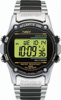 Timex Men's T77517 Atlantis 100 Stainless Steel Bracelet Watch Timex Men's T77517 Atlantis 100 Stainless Steel Bracelet Watch