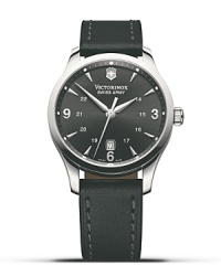 Victorinox's Black Alliance brings together the most classic details in this bold time piece. Featuring an anti-reflective triple coated sapphire crystal and luminous hands. Victorinox's Black Alliance brings together the most classic details in this bold time piece. Featuring an anti-reflective triple coated sapphire crystal and luminous hands.