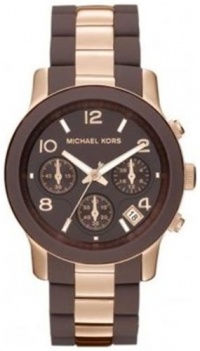 Michael Kors Women's MK5658 Runaway Brown amd Rose Gold Tone Stainless Steel Watch Michael Kors Women's MK5658 Runaway Brown amd Rose Gold Tone Stainless Steel Watch