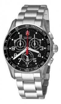 Victorinox Swiss Army Men's 241443 Chron Classic Black Chronograph Dial Watch Victorinox Swiss Army Men's 241443 Chron Classic Black Chronograph Dial Watch