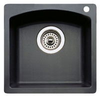 Blanco 511-637 Diamond 15-Inch-by-15-Inch Bar Sink, Anthracite Finish Blanco 511-637 Diamond 15-Inch-by-15-Inch Bar Sink, Anthracite Finish