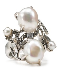 Take an elegant approach to accessorizing with this cocktail ring from Judith Jack. With an intricate leaf and petal design they are a natural after-hours choice. Take an elegant approach to accessorizing with this cocktail ring from Judith Jack. With an intricate leaf and petal design they are a natural after-hours choice.