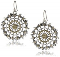 Lucky Brand Two-Tone Openwork Drop Earrings Lucky Brand Two-Tone Openwork Drop Earrings