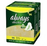 Always Ultra Regular With Wings, Unscented Thin Pads 96 Count Always Ultra Regular With Wings, Unscented Thin Pads 96 Count